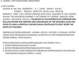 Merumuskan pengertian agama memang bukan perkara yang mudah. Agama Arti Agama Pengertian Agama Hakekat Agama Bagi Manusia Ppt Download