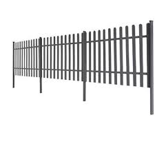 Vidaxl Wpc Lattenzaun Mit Pfosten 3 Stk 6 M Lang 120 Cm Hoch Grau Lattenzaun Zaun Zaunpaneele