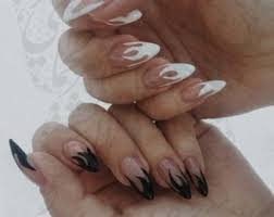 Flame nail art may seem like an advanced task, but with a few simple steps, even beginner nail artists can turn up the heat. Flames Nails Etsy