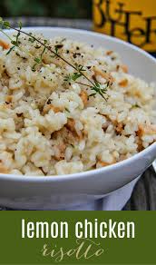 Chop mixture until uniform in size. Lemon Chicken Risotto Recipe Tonya Staab