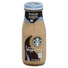 Learn the good & bad for . Starbucks Frappuccino Coffee Drink Chilled Mocha Light 9 5 Fl Oz Jewel Osco