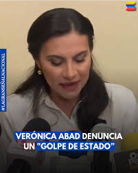 La vicepresidenta @veroniabad afirmó en rueda de prensa que "Ecuador se  encuentra soportando un golpe de Estado, orquestado por el mismo  gobierno"., #SonoramaNoticias #Sonorama