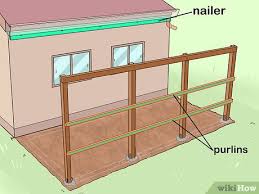It can be against your house, fence or something similar. 6 Ways To Add A Lean To Onto A Shed Wikihow
