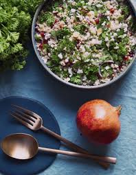 Taboule De Chou Fleur Feta Et Grenade Pour 4 Personnes Recettes Elle A Table Recette Taboule De Chou Fleur Chou Fleur Repas Froids