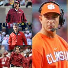 Dabo Swinney The Only Head Coach To Win The National Championship 2016 By Beating The Previous Three National Football Coach Coaching National Championship
