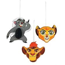 Lion Guard Honeycomb Hanging Decorations 3 Per Package Birthday Party Supplies Ams Birthday Party Supplies Decoration Lion Guard Party Birthday Party Supplies