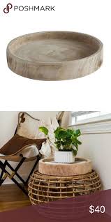 Brand New Round Wooden Coffee Table Tray Paulownia Wooden Table Tray 17 Round 3 High As In 2020 Wooden Coffee Table Coffee Table Tray Round Wooden Coffee Table