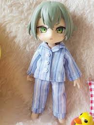 2pcs Set Obitsu11 Sleepwear Ob11 Pajamas 1 12doll Clothes Fit Bjd12 Cu Poche P9 Molly Dolls Accessories Aliexpress