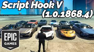 Update Script Hook V 1 0 1868 4 For Gta 5 Epic Games Unofficial Release Youtube