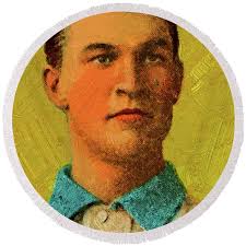 Baseball Game Cards of Piedmont Frank Bowerman Oil Painting Face Mask by  Celestial Images