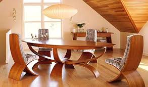 wooden dining table