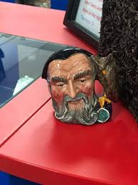 Lost turquoise metal travel cup with handle