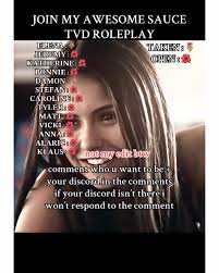 JOIN IT!! #rp #roleplay #tvd #thevampirediaries #vampire #werewolf #hybrid  #elenagilbert #discord #discordroleplay #server #discordserver #fyp #foryou  #foru #xyzbca #foryoupage #forupage #2025 #april ...