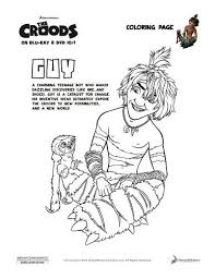 The Croods Guy Coloring Sheet Sweeps4bloggers Coloring Pages Cool Coloring Pages Coloring For Kids