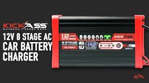 Kickass 12v 8 Stage Ac Car Battery Charger Youtube