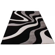 Large Black And White Rugs Uk Zipcode Design Kynlee Black Grey White Rug Grey White Rug Black Carpet White Rug