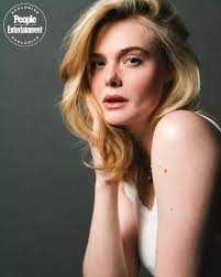 Elle Fanning photographed by Ben Trivett for People Magazine.