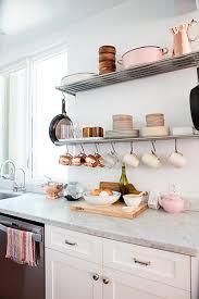 When paired with a deep charcoal gray, for example, purple doesn't seem quite as intimidating. Pretty In Pink Cool Kitchen Ideas Lonny