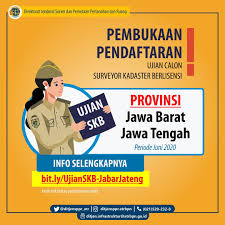Berpendidikan strata satu (s1) program studi di bidang survei dan pemetaan dari perguruan tinggi yang terakreditasi atau yang setara; Ujian Calon Surveyor Kadaster Ditjensppr Atrbpn Facebook