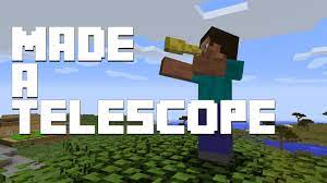 The minecraft telescope will allow the player to look to a far distance through its circular lens. Minecraft Telescope I Made On My First Mod 1 7 10 Modded Youtube