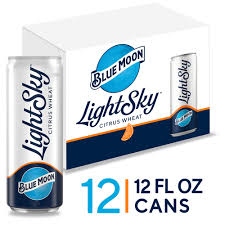 A refreshing beer with ripe mango flavor and biscuity malt sweetness. Blue Moon Light Sky Citrus Wheat Beer 4 Abv 12 Pack 12 Oz Slim Beer Cans Walmart Com