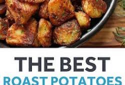 The Most Flavorful Crispy Roast Potatoes Ever Recipe Mom S Recipe Healthy