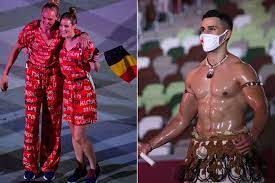 België moet het voorlopig nog doen met twee medailles op de olympische spelen. Belgische Outfit Gaat Niet Onopgemerkt Voorbij Op Olympische Spelen Maar Ook Deze Outfits Zijn Felbesproken Olympische Spelen Hln Be
