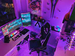 Where My Apex And Halo Homies At Computer Gaming Room Gamer Room Decor Gamer Room