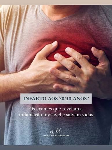 Embora percebido como um evento repentino, o infarto costuma ...