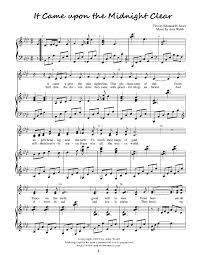 It Came Upon A Midnight Clear By Amy Webb Duet Things To Come Choral Music Xmas Music