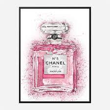 Check spelling or type a new query. Pink Chanel No 5 Art Print