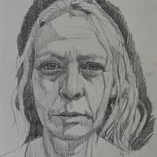 Meet new Sktchy teacher Ellie Kerr-Smiley! Ellie is a UK-based portrait  artist whose work plays with the balance between traditional portraiture  and abstraction, creating portraits that tell a story