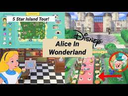 This specific image from alice in wonderland haunted the nightmares of my childhood. Disney S Alice In Wonderland 5 Star Island Tour In Animal Crossing New Horizons Dream Address Youtube