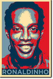 Michael jordan portrait canvas wall art basketball print pop art. Kunst Obama Hope Poster Gift Ronaldinho Art Photo Print Grassrootmarkmen Com