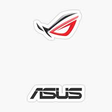 Design elements of asus logo. Sticker Asus Logo Redbubble