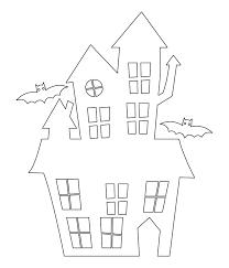 Printable Haunted House Template