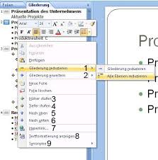 Bild für inhaltsverzeichnis powerpoint : Powerpoint Gliederung Andern