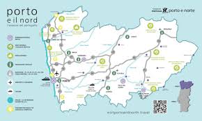 ▪ coimbra ▪ faro ▪ fatima. Mappa Turistica Di Porto E Portogallo Settentrionale By Porto Convention Visitors Bureau Issuu