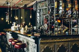 Truth Coffee S Bar Steampunk 2tout2rien Interieur Steampunk Design De Magasin De Cafe Maison Steampunk