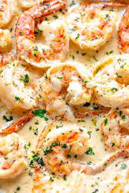 Rich Garlicky Shrimp Skillet Resep Makanan Resep Udang Resep Seafood