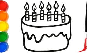 Are you looking for the best images of simple birthday cake drawing? How To Draw Birthday Cake In Easy Simple Steps Ms Cute766