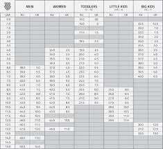 converse shoes size chart korea