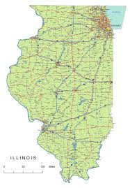 The illinois state water survey is providing preliminary and pending flood insurance rate maps on this web site. Illinois State Vector Road Map Ai Pdf 300 Dpi Jpg Lossless Scalable Ai Pdf Map For Printing Presentation