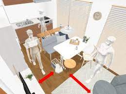 10畳 縦長ldk 狭い部屋でもインテリアをおしゃれにレイアウト roomco ルムコ 狭いリビング レイアウト リビングダイニング レイアウト 狭い リビング おしゃれ 狭い
