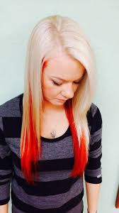 Platinum Blonde With Fire Engine Red Hair Red Blonde Hair Red Hair Color Hair