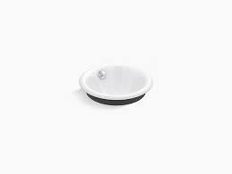 iron plains round bathroom sink k