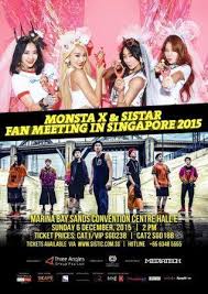 Monsta X And Sistar Fan Meeting In Singapore 2015 X Clusive