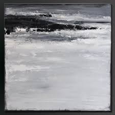 Abstract Black And White Landscape Painting Approaching Storm 24 X 24 Abstract Acrylic Painting Etsy In 2020 Abstract Monochrome Art Abstract Acrylic