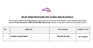 Dd command like below would. Jawatan Kosong Terkini Mfs Global Max Resources Event Assistant Kerja Kosong Kerajaan Swasta