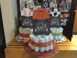 All Star Sports Baby Shower Cakes Sports Baby Shower Basketball Baby Shower Football Baby Shower